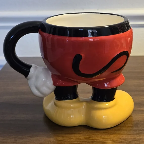 DISNEY PARKS Mickey and Minnie Mouse HALF BODY MUGS Authentic Original Set (2) - Picture 6 of 15